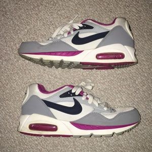 NIKE women’s air max white/fuchsia/black/grey